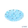 エルコーレモレッティ ミレフィオーリ ミニプレート ラウンド 7cm ライトブルー 216