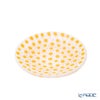 エルコーレモレッティ ミレフィオーリ ミニプレート ラウンド 7cm イエロー×ホワイト 59