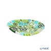 エルコーレモレッティ ミレフィオーリ ミニプレート オーバル 7×5cm グリーン系 G