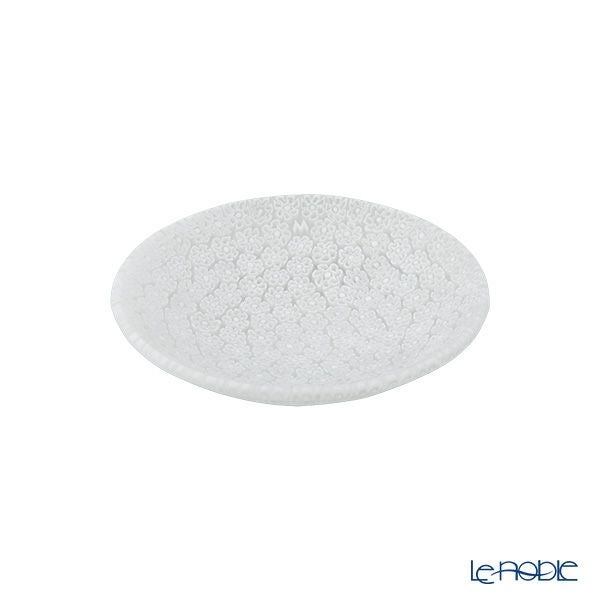 エルコーレモレッティ ミレフィオーリ プレート 8cm ホワイト（46）