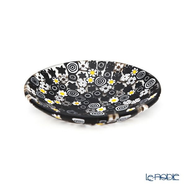 エルコーレモレッティ ミレフィオーリ プレート 8cm モノトーン × カモミール（215）豆皿