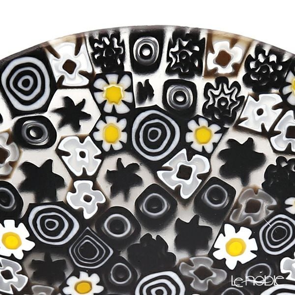 エルコーレモレッティ ミレフィオーリ プレート 8cm モノトーン × カモミール（215）豆皿