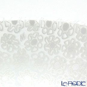 エルコーレモレッティ ミレフィオーリ プレート 10.5cm ホワイト（46）
