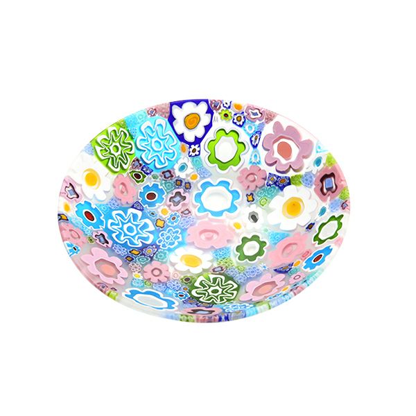 エルコーレモレッティ ミレフィオーリ プレート 13cm スプリング パステル多彩 200