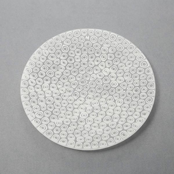 エルコーレモレッティ ミレフィオーリ プレート 13cm ネンリン／ホワイト 119