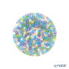 エルコーレモレッティ ミレフィオーリ フラットプレート 13cm パステル多彩（200）