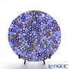エルコーレモレッティ ミレフィオーリ フラットプレート 13cm ブルー系（212）