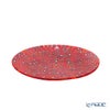エルコーレモレッティ ミレフィオーリ フラットプレート 13cm レッド系 213 小皿
