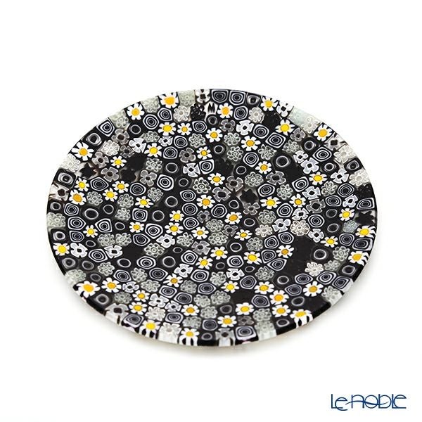 エルコーレモレッティ ミレフィオーリ フラットプレート 13cm モノトーン × カモミール（215）小皿