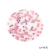エルコーレモレッティ ミレフィオーリ フラットプレート 13cm ピンク×ホワイト 430