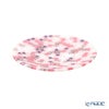 エルコーレモレッティ ミレフィオーリ フラットプレート 13cm ピンク×ホワイト 430