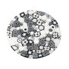 エルコーレモレッティ ミレフィオーリ フラットプレート 13cm スプリング ブラック系 SPRING Bw 小皿