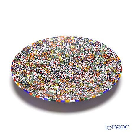 エルコーレモレッティ ミレフィオーリ プレート 19cm ゲンショク多彩（100）