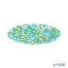 エルコーレモレッティ ミレフィオーリ プレート 19cm ブルー×グリーン 411