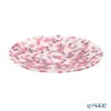 エルコーレモレッティ ミレフィオーリ プレート 19cm ピンク×ホワイト 430