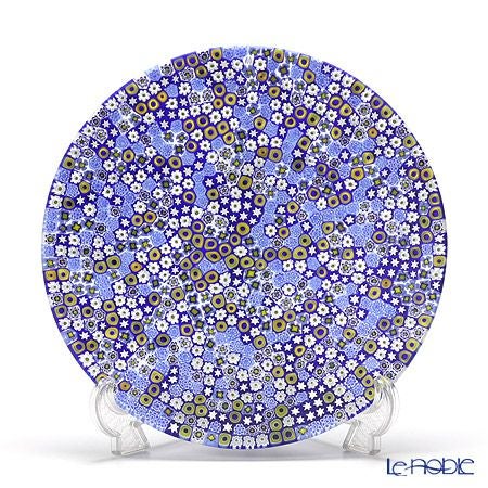 エルコーレモレッティ ミレフィオーリ プレート 24cm ブルー系（212）