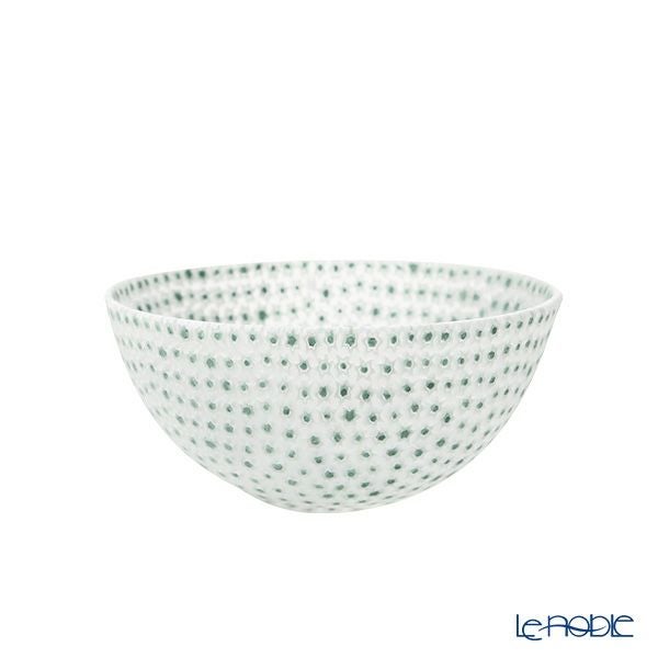 エルコーレモレッティ ミレフィオーリ ボウル 13.5cm グリーン×ホワイト 68