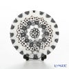 エルコーレモレッティ ミレフィオーリ プレート 8cm 古代ローマモザイク ブラックホワイト系