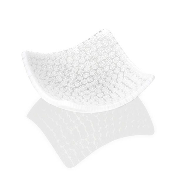 エルコーレモレッティ ミレフィオーリ スモールボウル 8×8cm ホワイト（46）