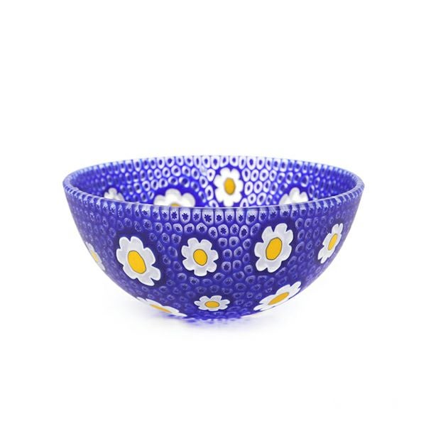エルコーレモレッティ ミレフィオーリ サクラボウル 13.5cm ブルー系 B
