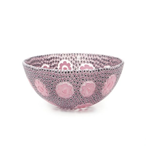 エルコーレモレッティ ミレフィオーリ サクラボウル 13.5cm ピンク系 P