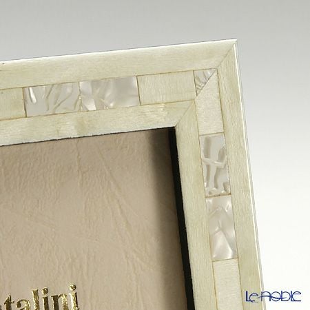 ナタリーニ 象嵌フォトフレーム 10×15cm QH／20 ホワイト