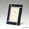 ナタリーニ 象嵌フォトフレーム 10×15cm CERVINIA ブルー×ホワイトライン