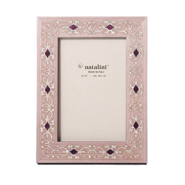 ナタリーニ 象嵌フォトフレーム 10×15cm MARRAKECH リラ