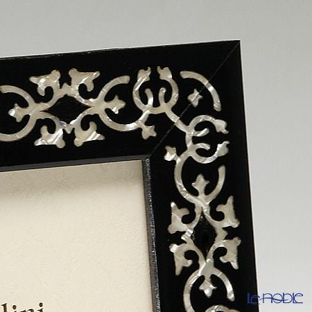 ナタリーニ 象嵌フォトフレーム 10×15cm MARRAKECH ブラック