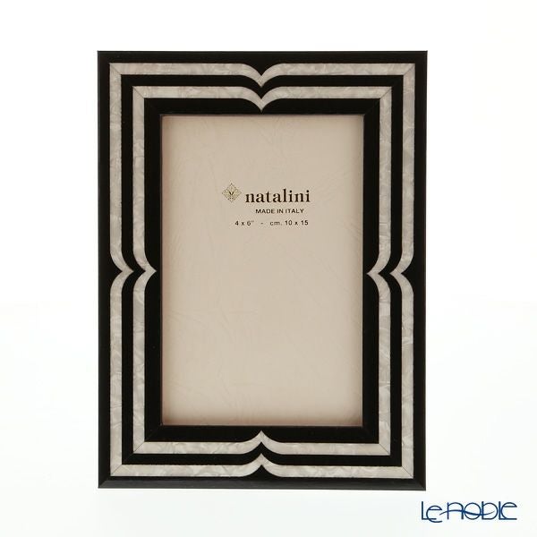 ナタリーニ 象嵌フォトフレーム 10×15cm ベラッジオ ブラック