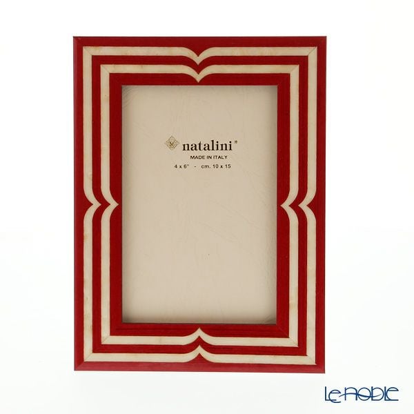 ナタリーニ 象嵌フォトフレーム 10×15cm ベラッジオ レッド