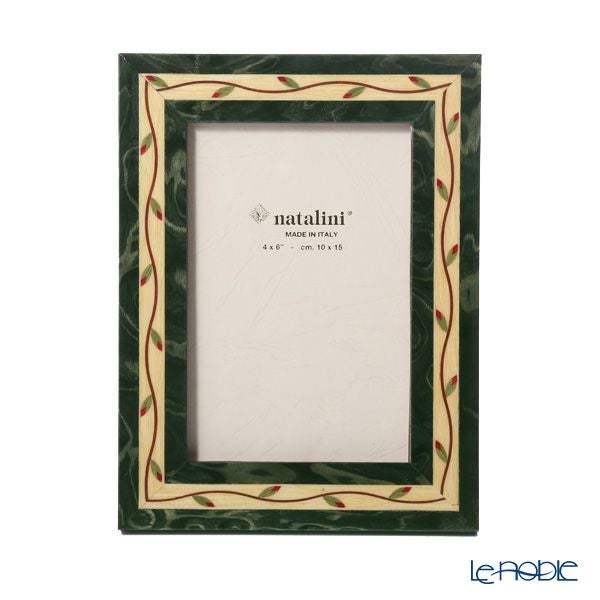 ナタリーニ 象嵌フォトフレーム 10×15cm ギルランダ グリーン