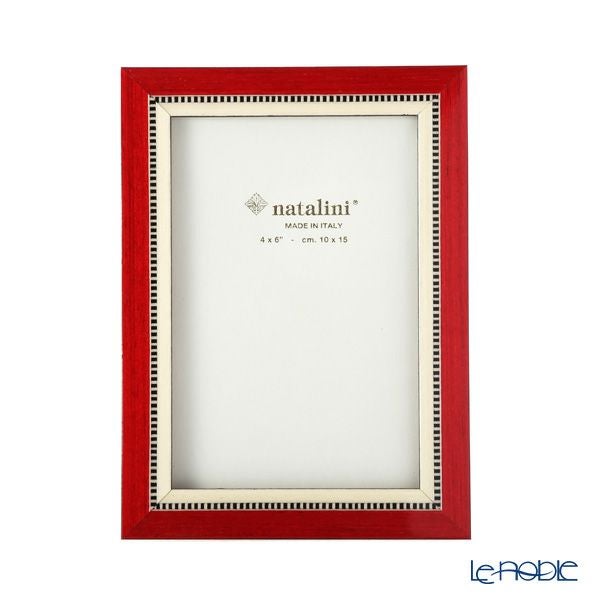 ナタリーニ 象嵌フォトフレーム 10×15cm Miky レッド