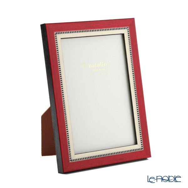 ナタリーニ 象嵌フォトフレーム 10×15cm Miky レッド