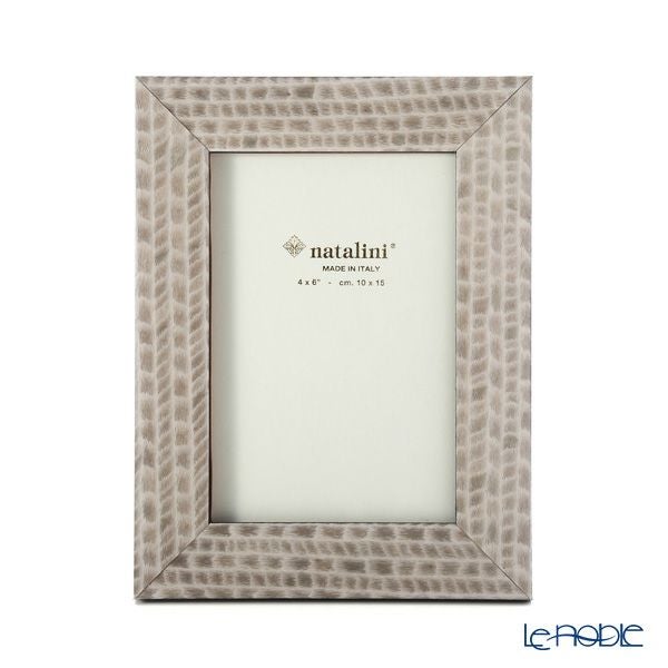 ナタリーニ 象嵌フォトフレーム 10×15cm Eris グレー