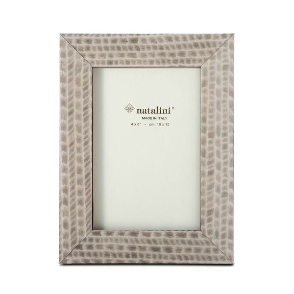 ナタリーニ 象嵌フォトフレーム 10×15cm Eris グレー