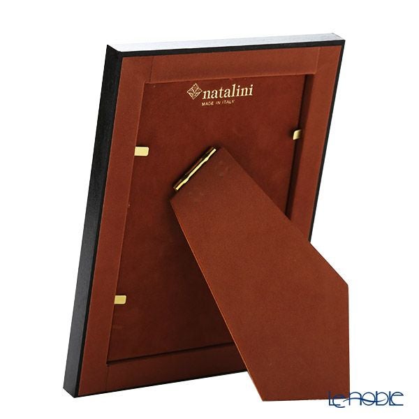 ナタリーニ 象嵌フォトフレーム 10×15cm 280／縞グレーホワイト