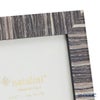 ナタリーニ 象嵌フォトフレーム 10×15cm 280／縞グレーホワイト