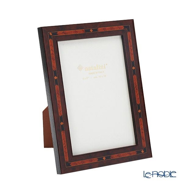 ナタリーニ 象嵌フォトフレーム 10×15cm E320 ブラウン系