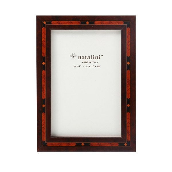 ナタリーニ 象嵌フォトフレーム 10×15cm E320 ブラウン系