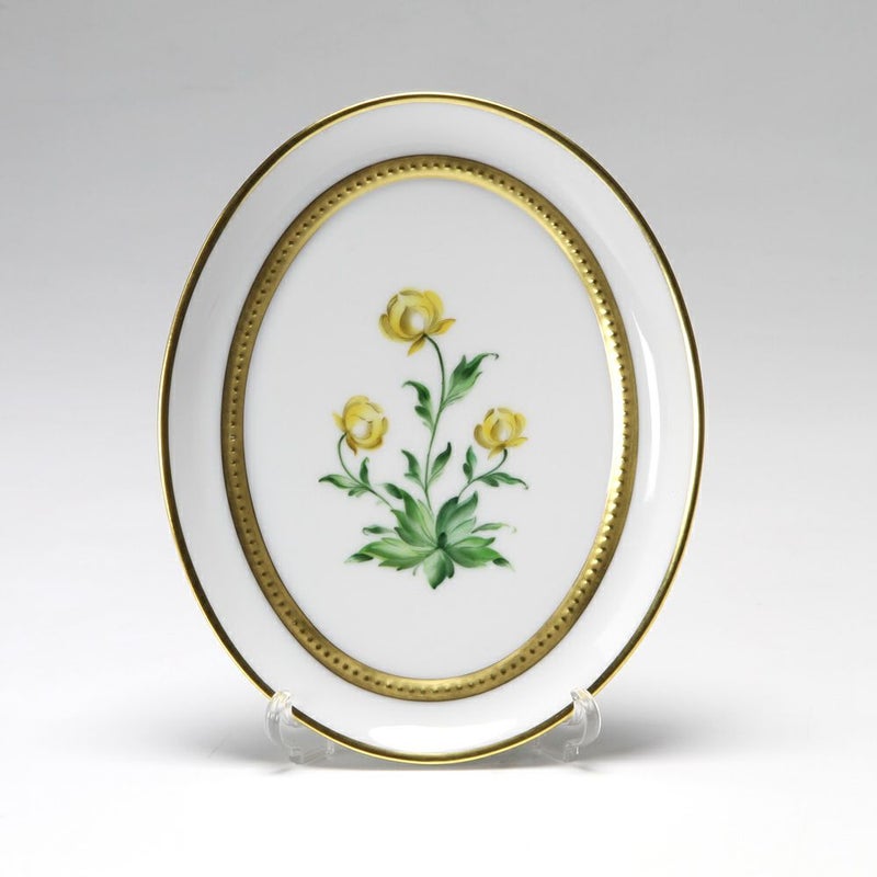 アウガルテン（AUGARTEN） メドウフラワーズ（6314D） 松葉ギク スモールディッシュ（飾り皿） 12cm（841）