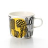 マリメッコ（marimekko） Siirtolapuutarha シイルトラプータルハ／市民菜園 コーヒーカップ 200ml（イエロー） H7cm