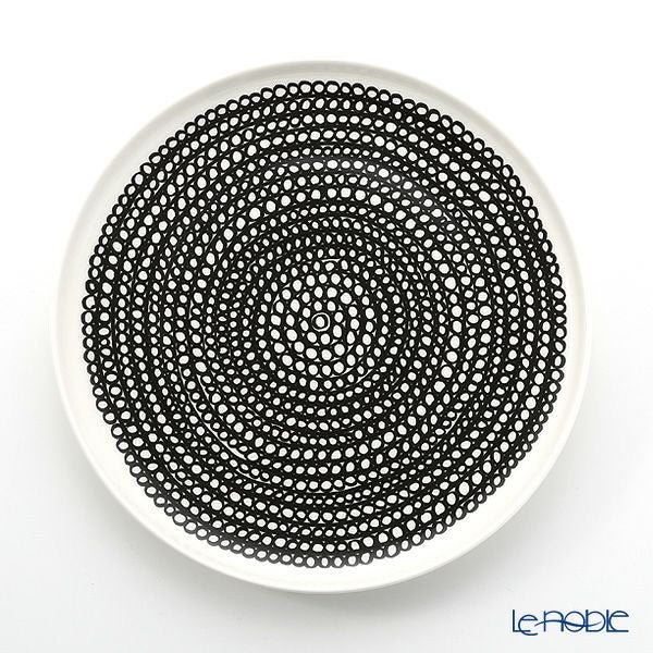 マリメッコ（marimekko） Siirtolapuutarha シイルトラプータルハ／市民菜園 プレート 20cm（チャコールグレー）