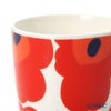 マリメッコ（marimekko） Unikko ウニッコ コーヒーカップ ホワイト×レッド200ml