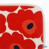 マリメッコ（marimekko） Unikko ウニッコ プレート レッド