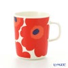 マリメッコ（marimekko） Unikko ウニッコ マグカップ 250ml ホワイト×レッド 63431-001
