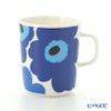 マリメッコ（marimekko） Unikko ウニッコ マグカップ 250ml ホワイト×ブルー 63431-017