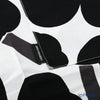 マリメッコ（marimekko） Pieni Unikko ピエニ ウニッコ エプロン ホワイト×ブラック 着丈84×身幅83cm コットン