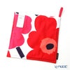 マリメッコ（marimekko） Pieni Unikko ピエニ ウニッコ ポットホルダー ホワイト×レッド 21×21cm コットン