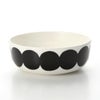 マリメッコ（marimekko） Rasymatto ラシィマット／使い込まれたラグ ボウル ホワイト×ブラック 400ml